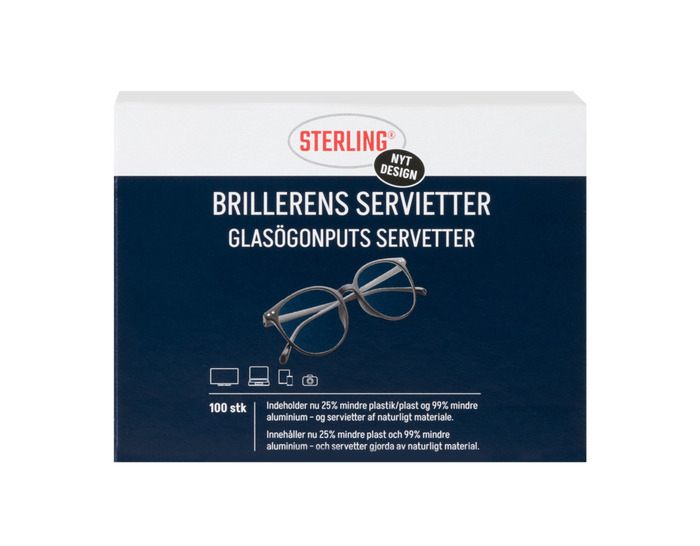 Sterling Brillerens Servietter 100 stk.